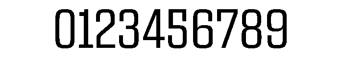 Egitto Condensed Regular Font OTHER CHARS