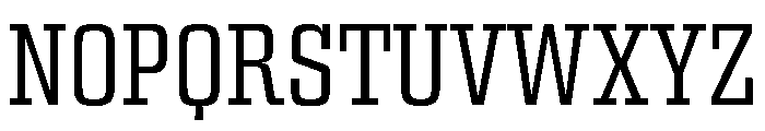 Egitto Condensed Regular Font UPPERCASE