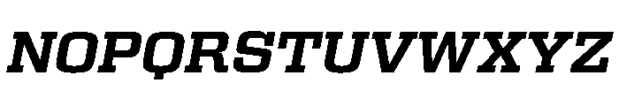 Egitto Extended Bold Italic Font UPPERCASE