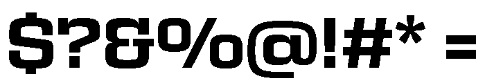 Egitto Extended Bold Font OTHER CHARS