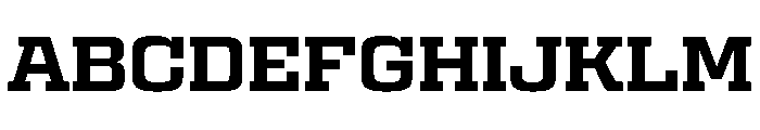 Egitto Extended Bold Font UPPERCASE