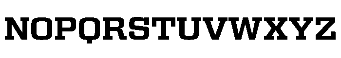 Egitto Extended Bold Font UPPERCASE