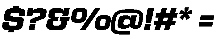 Egitto Extended Extra Bold Italic Font OTHER CHARS