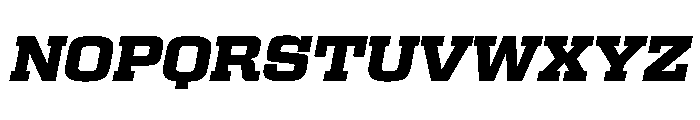 Egitto Extended Extra Bold Italic Font UPPERCASE