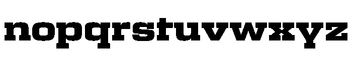Egitto Extended Extra Bold Font LOWERCASE