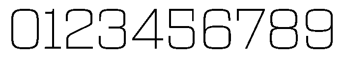 Egitto Extended Extra Light Font OTHER CHARS