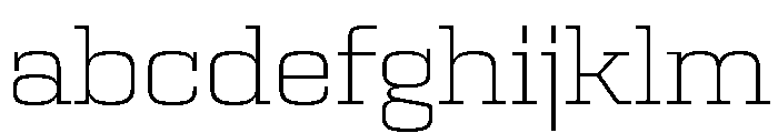 Egitto Extended Extra Light FONT
