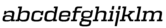 Egitto Extended Medium Italic FONT