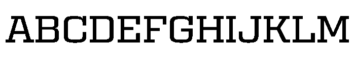 Egitto Extended Medium Font UPPERCASE