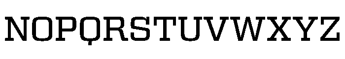 Egitto Extended Medium Font UPPERCASE
