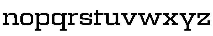 Egitto Extended Medium Font LOWERCASE