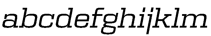Egitto Extended Regular Italic FONT