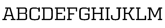Egitto Extended Regular Font UPPERCASE