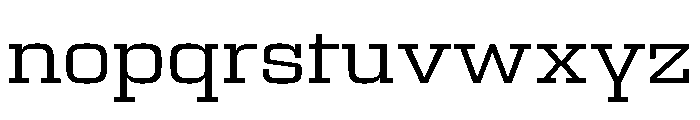 Egitto Extended Regular Font LOWERCASE
