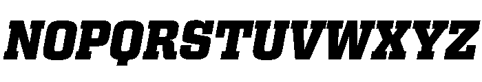 Egitto Extra Bold Italic Font UPPERCASE