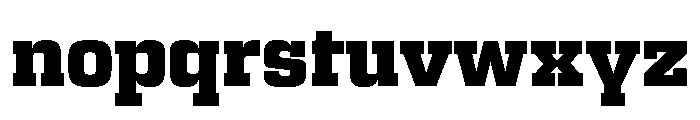 Egitto Extra Bold Font LOWERCASE