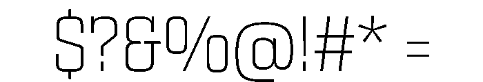 Egitto Extra Light Font OTHER CHARS