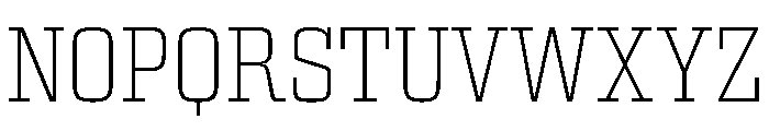 Egitto Extra Light Font UPPERCASE