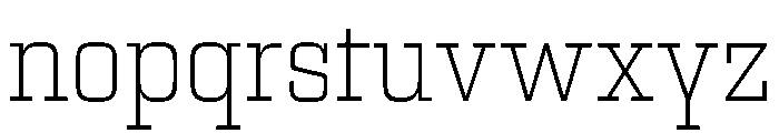 Egitto Extra Light Font LOWERCASE