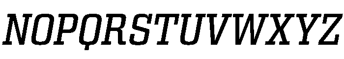 Egitto Medium Italic Font UPPERCASE
