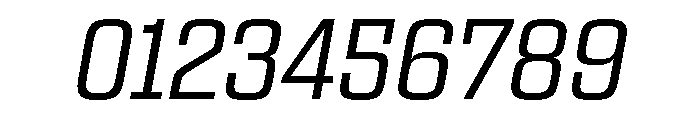 Egitto Regular Italic Font OTHER CHARS