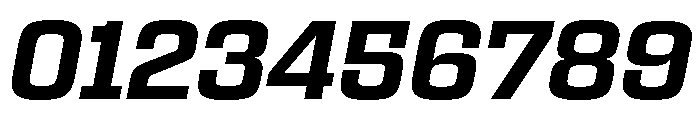 Egitto Semi Extended Bold Italic Font OTHER CHARS