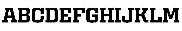 Egitto Semi Extended Bold Font UPPERCASE