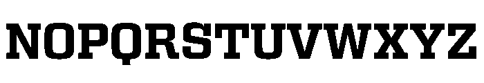 Egitto Semi Extended Bold Font UPPERCASE