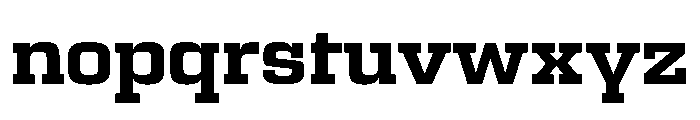 Egitto Semi Extended Bold Font LOWERCASE
