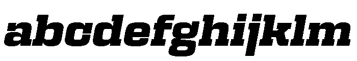 Egitto Semi Extended Extra Bold Italic FONT