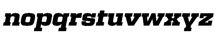 Egitto Semi Extended Extra Bold Italic Font LOWERCASE
