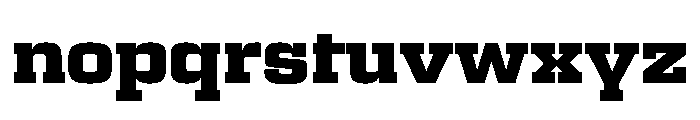 Egitto Semi Extended Extra Bold Font LOWERCASE