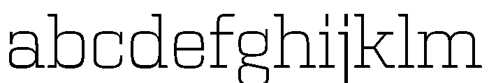 Egitto Semi Extended Extra Light FONT