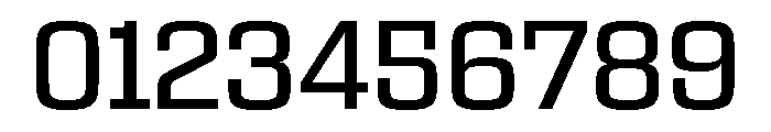 Egitto Semi Extended Medium Font OTHER CHARS