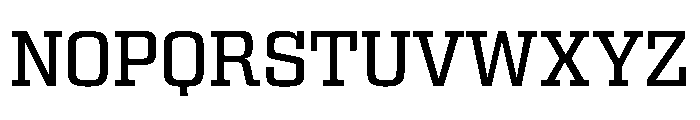 Egitto Semi Extended Medium Font UPPERCASE