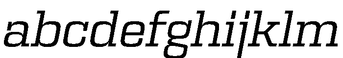 Egitto Semi Extended Regular Italic FONT