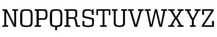 Egitto Semi Extended Regular Font UPPERCASE