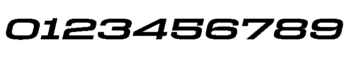 Egitto Super Wide Bold Italic Font OTHER CHARS