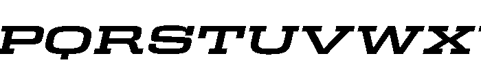 Egitto Super Wide Bold Italic Font UPPERCASE