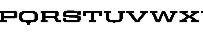 Egitto Super Wide Bold Font UPPERCASE