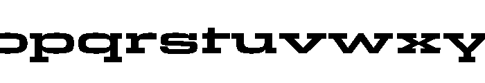 Egitto Super Wide Bold Font LOWERCASE