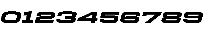 Egitto Super Wide Extra Bold Italic Font OTHER CHARS
