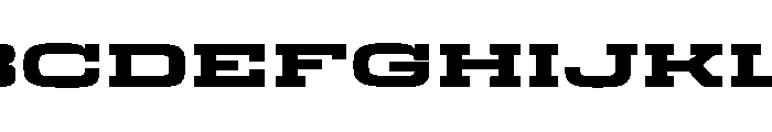 Egitto Super Wide Extra Bold Font UPPERCASE