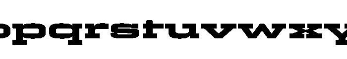 Egitto Super Wide Extra Bold Font LOWERCASE