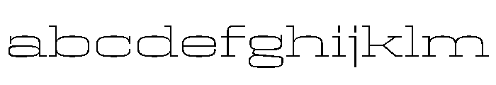 Egitto Super Wide Extra Light FONT