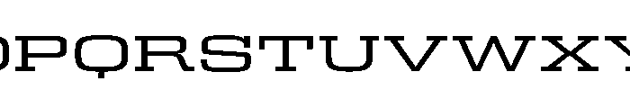 Egitto Super Wide Medium Font UPPERCASE