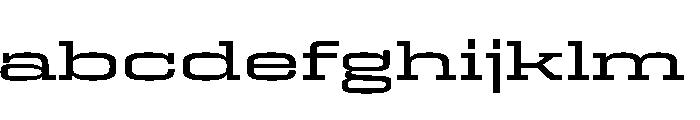 Egitto Super Wide Medium FONT