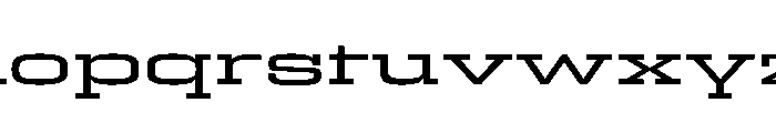 Egitto Super Wide Medium Font LOWERCASE