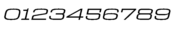 Egitto Super Wide Regular Italic Font OTHER CHARS