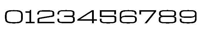 Egitto Super Wide Regular Font OTHER CHARS